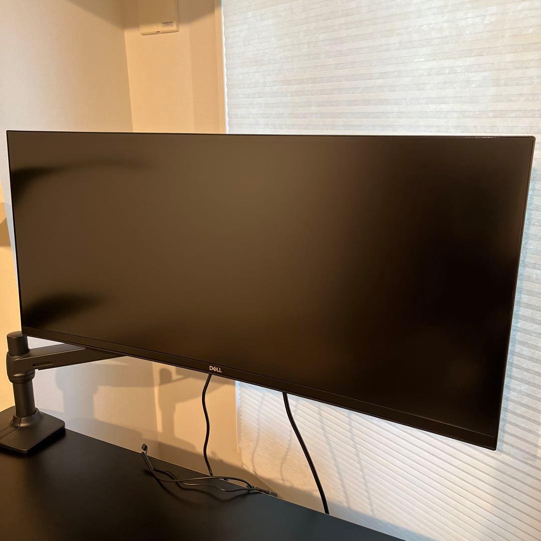 DELL34インチ ウルトラワイド曲面モニター美品