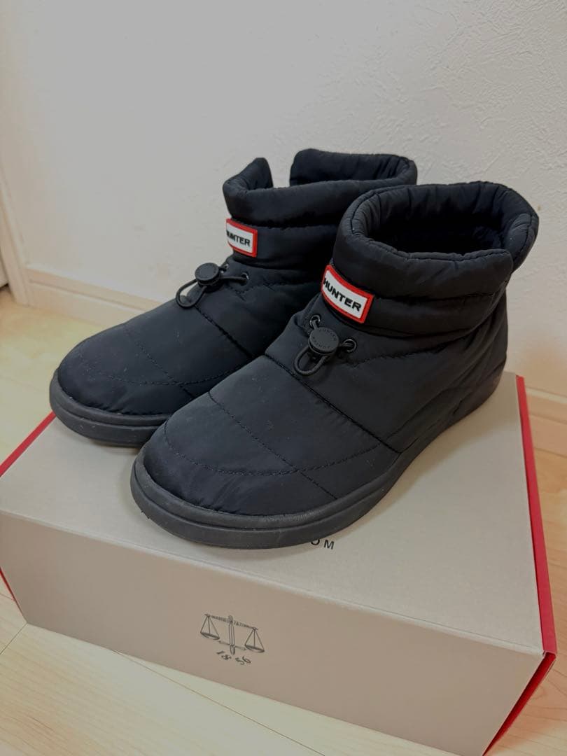 HUNTER ハンター　スノーブーツ　ブラック