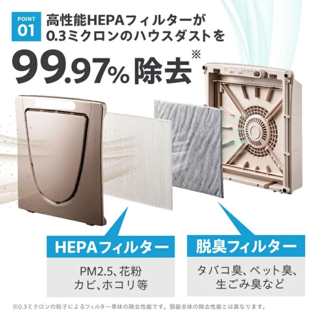 ツインバード空気清浄機　LAC-5943