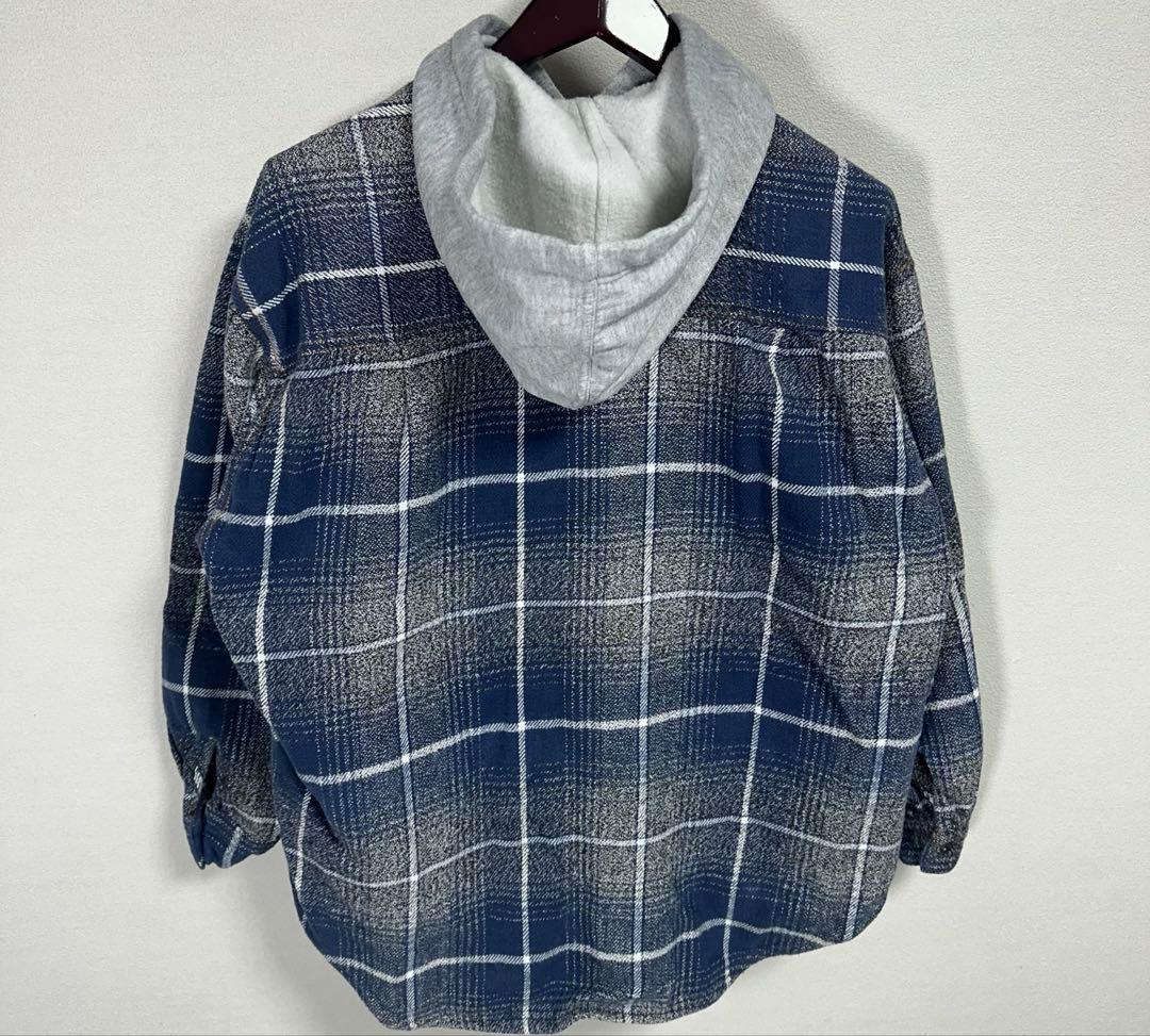 クイックシルバー ヘビネルチェックシャツ オンブレ 西海岸 サーフ フーディー
