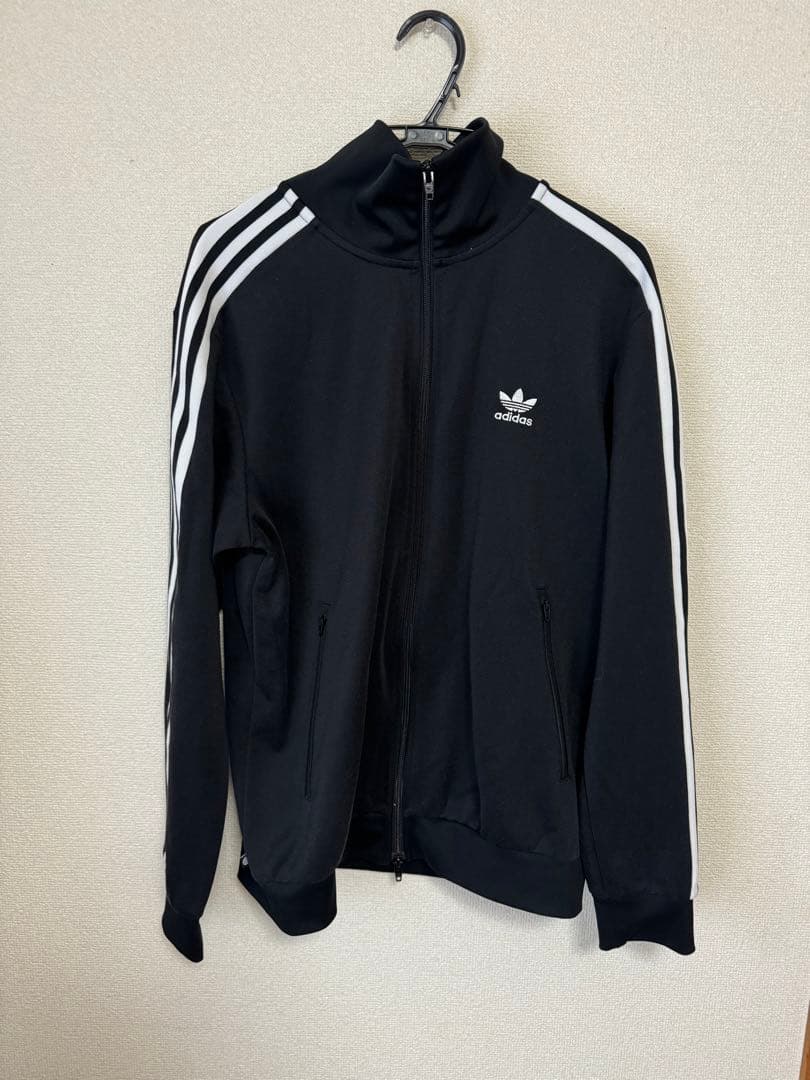 adidas ブラック ジャージ　XL