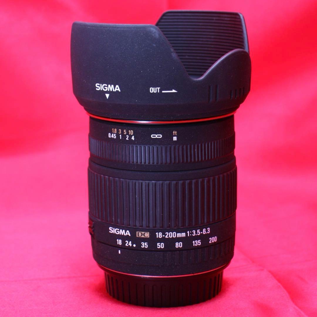 SIGMA 18-200mm ズームレンズ Canonマウント