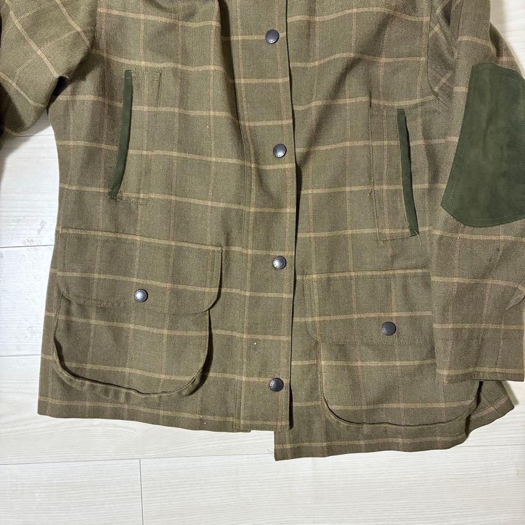 【Barbour】 激レア バブアーWEIGHT TWEED チェック柄オリーブ