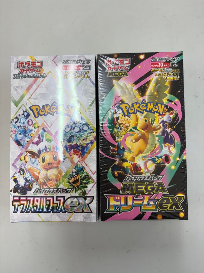 ポケモンカード　テラスタルフェスex MEGAドリームex シュリンク付き