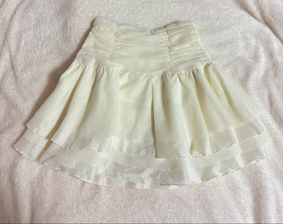 お値下げ中♡Chiffon mesh gathered setup♡エムミーエメ