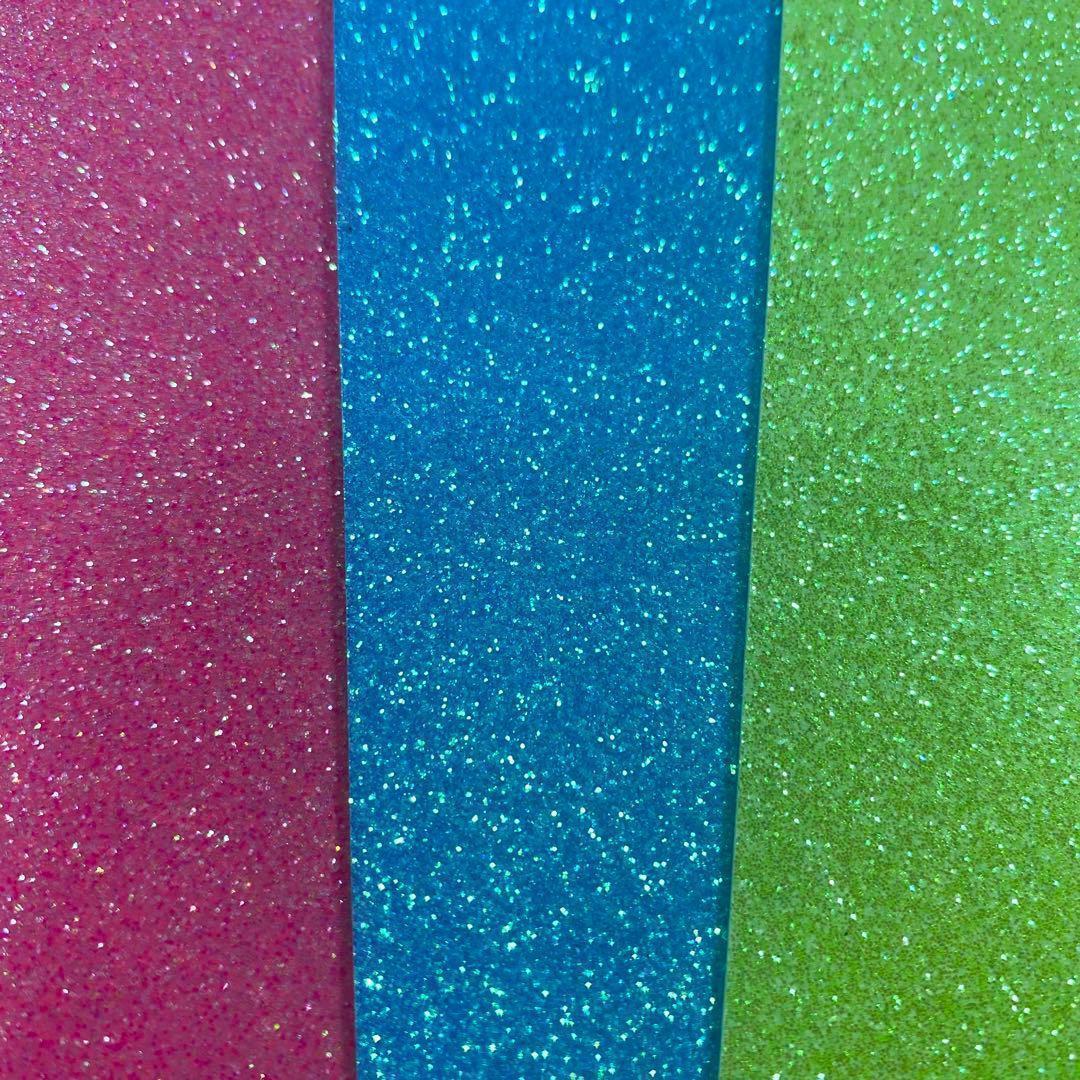 団扇屋さん　団扇素材　グリッターシート裏面厚紙　30×30cm 9