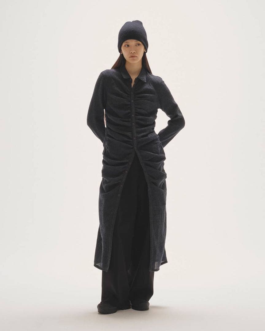 ワンピース TODAYFUL Wool Gather Shirtsdress