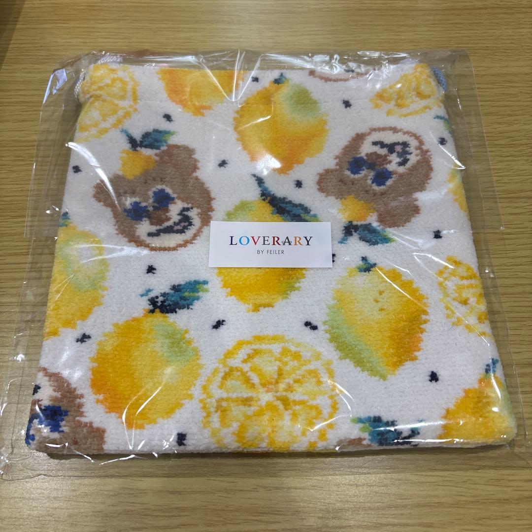 LOVERARY BY FEILER ニコくん広島限定セトウチレモン巾着ポーチ