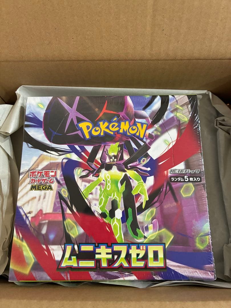 ポケモンカードゲーム MEGA ムニキスゼロ 5枚入り　ボックス　シュリンク付き