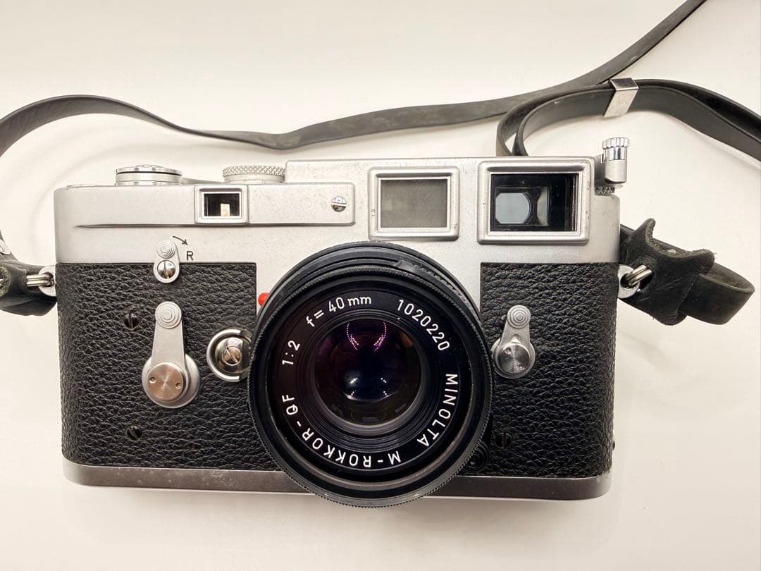 フィルムカメラ Leica M3 + Minolta M-Rokkor 40mm f/2
