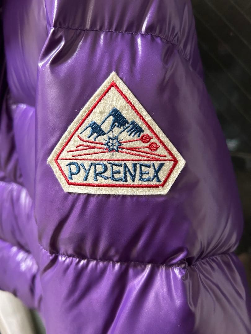 【値下げ可能】PYRENEX パープル ダウンジャケット　 Sサイズ