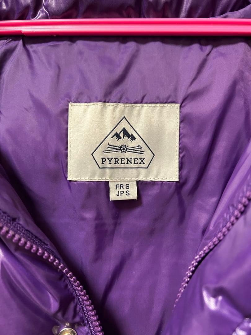【値下げ可能】PYRENEX パープル ダウンジャケット　 Sサイズ