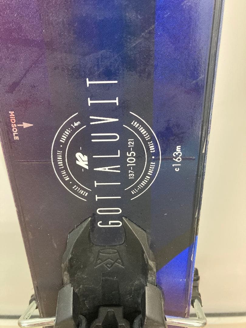 スキー K2 gottaluvit 105ti 163cm