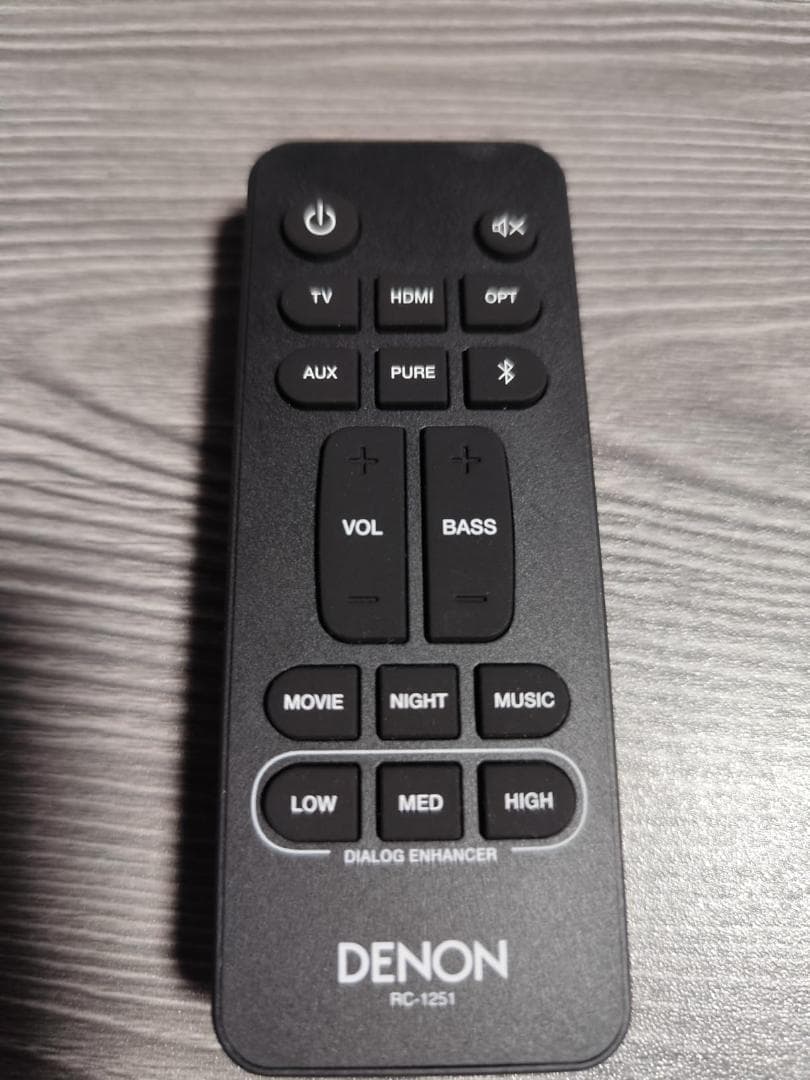 【Denon】デノン サウンドバー【 DHT-C210K ブラック】デュアルpo