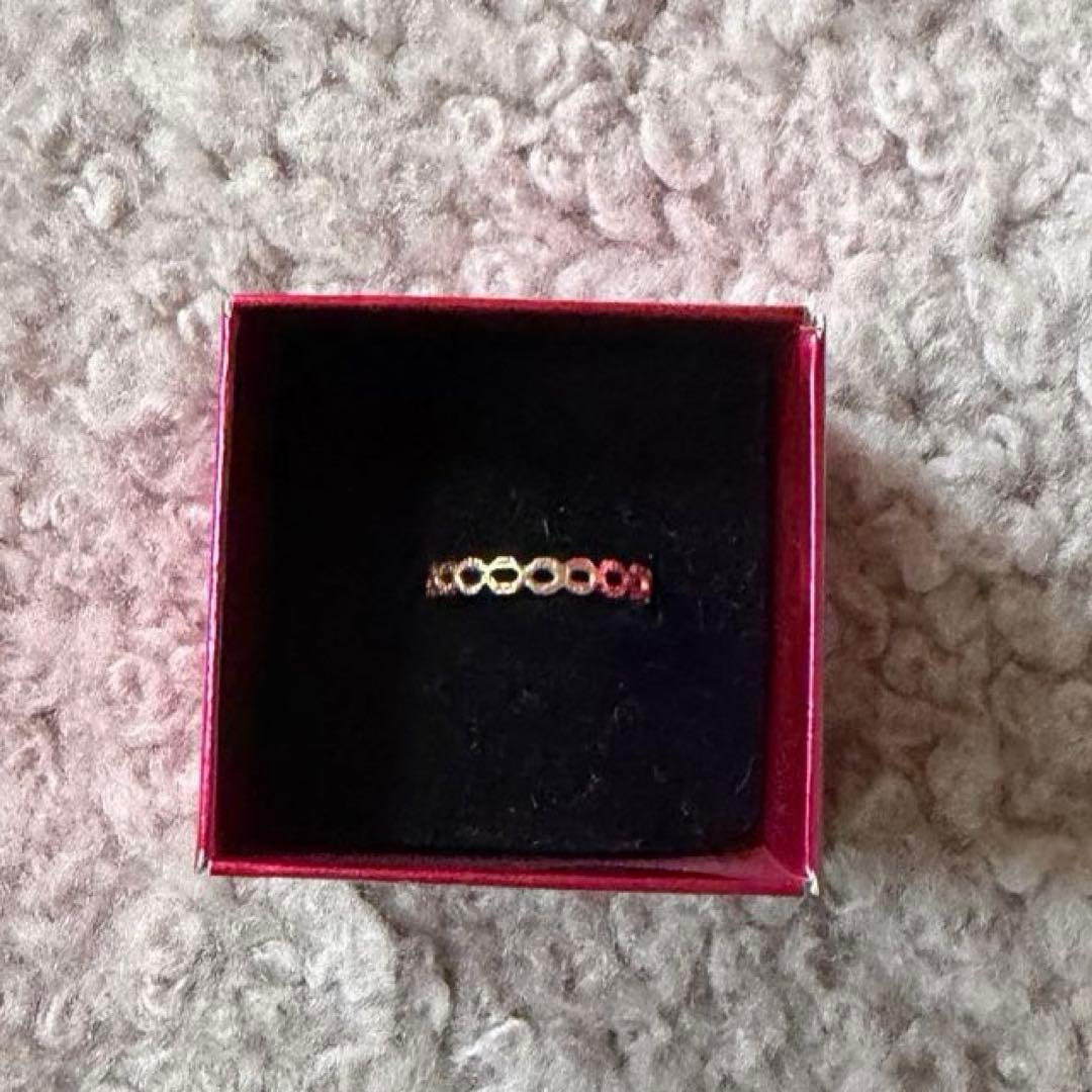 KAORU アトリエカオル スパングル リング K10 ピンクゴールド 15.5