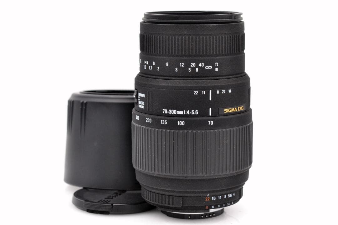 SIGMA DG 70-300mm 4-5.6 ニコン用 フード付