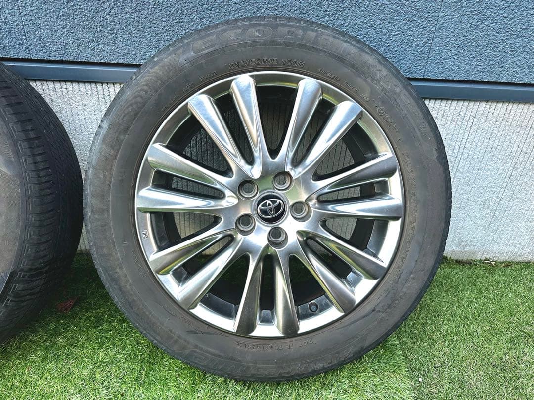 ハリアー60トヨタ 18インチ ホイールセット 純正ホイール