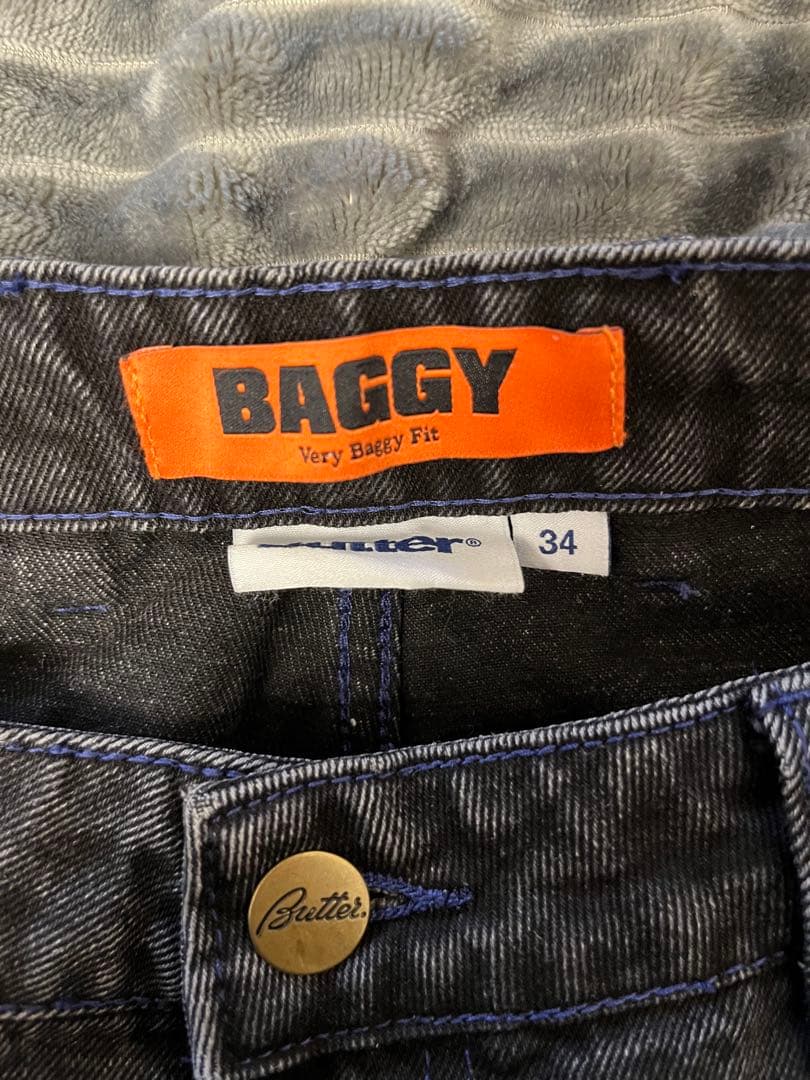 (激レア)Butter goods デニムスパイダーウェブ刺繍