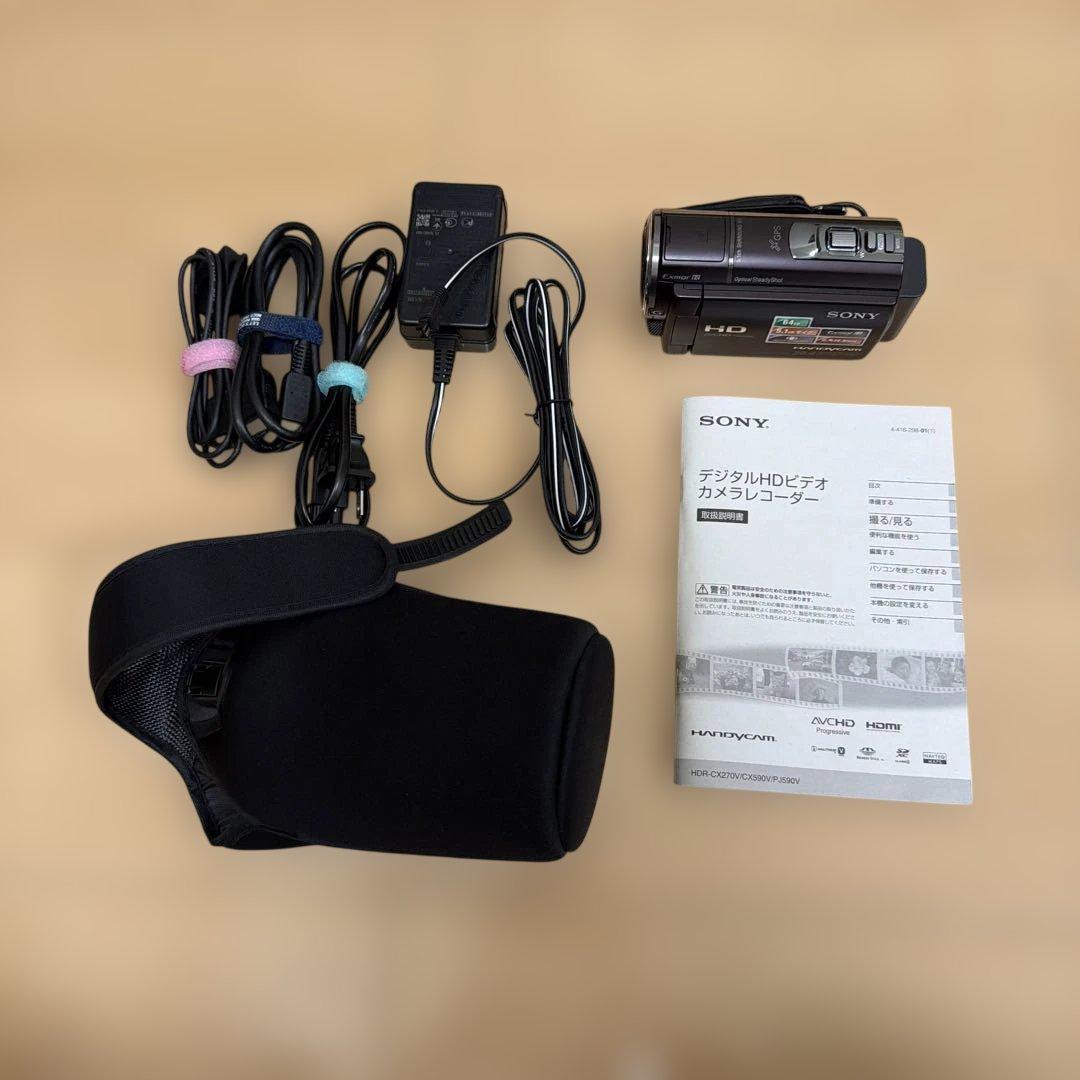 SONY デジタルHDビデオカメラレコーダー HDR-CX590V