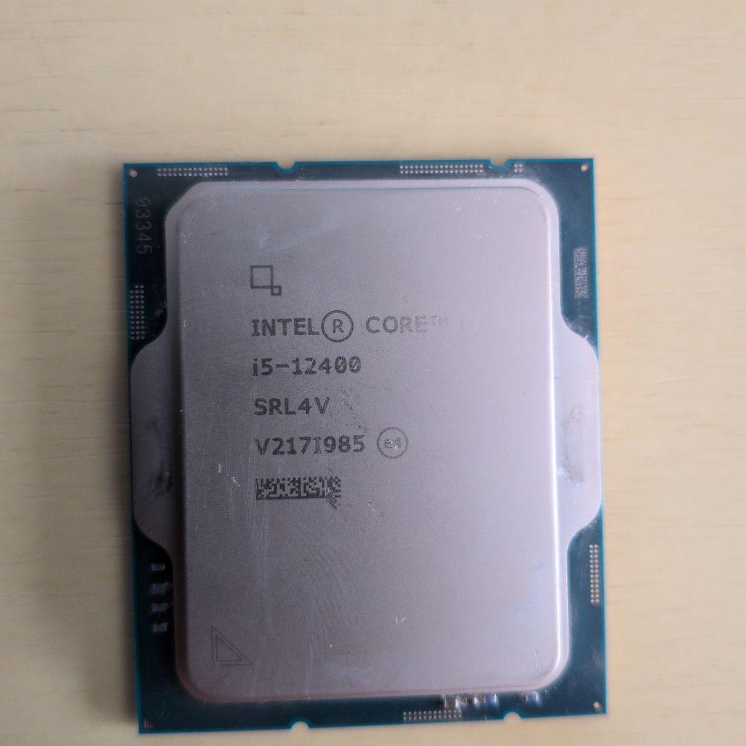 Intel i5-12400 動作確認済み