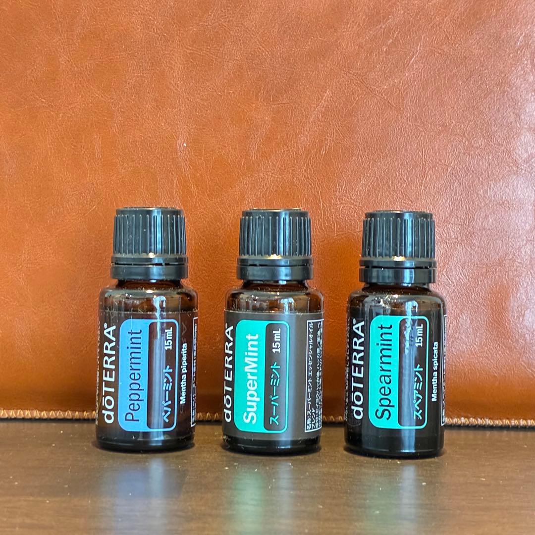 doTERRA ミント系エッセンシャルオイル 3本セット