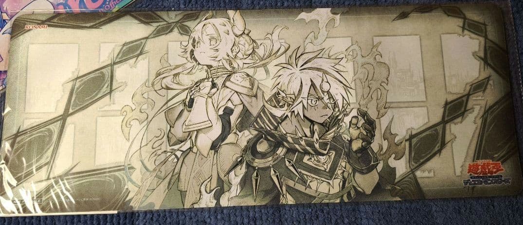 遊戯王ニューロン　公式プレイマット　烙印　白の物語　エクレシア　アルバス　未開封