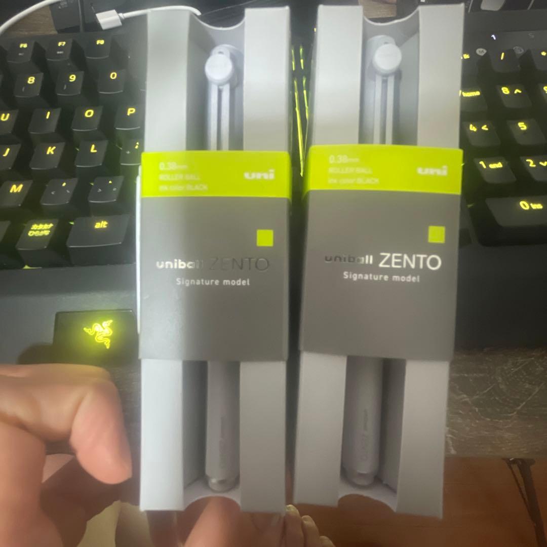 uni-ball ZENTO model 0.38mm 2本セット