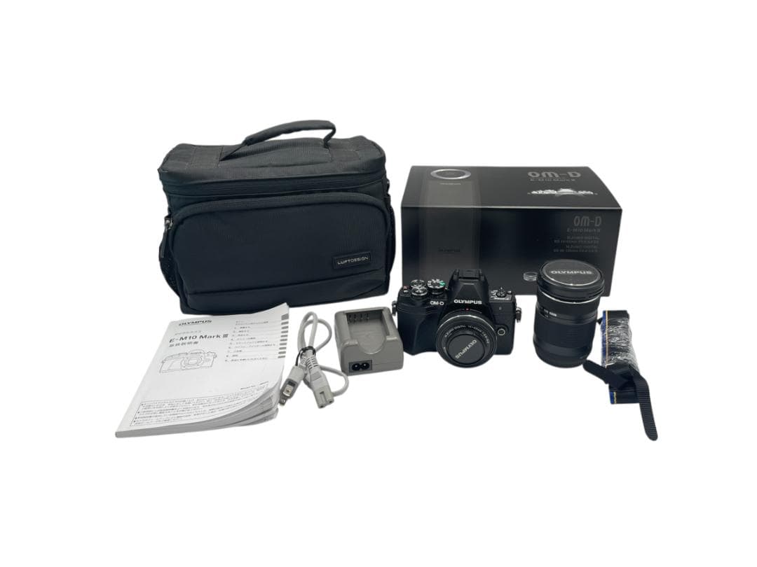 美品/シャッター回数737回 オリンパス E-M10 MarkⅢ レンズキット