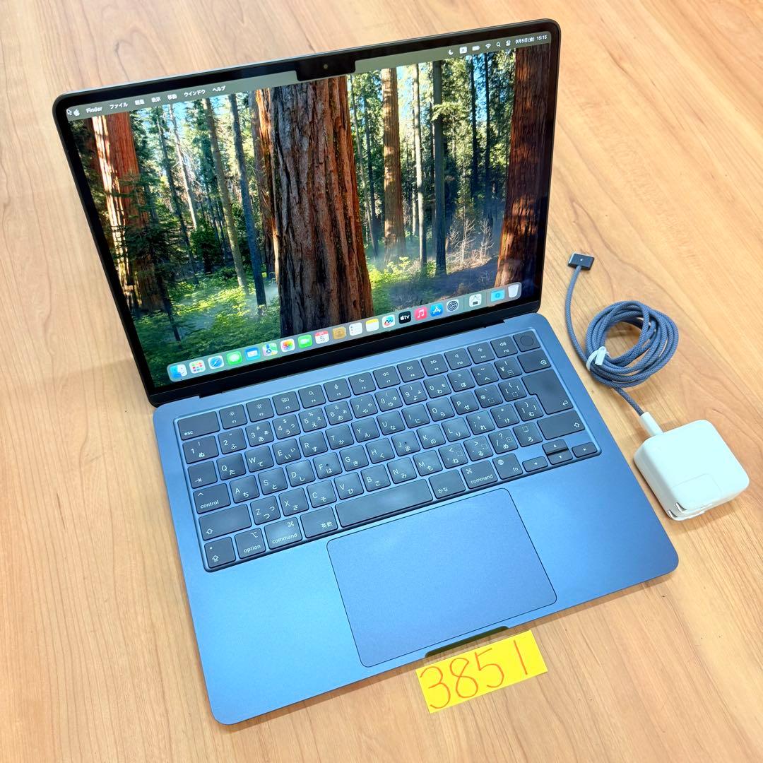 MacBook air 13インチ 2022 16GB 512GB 管理3851