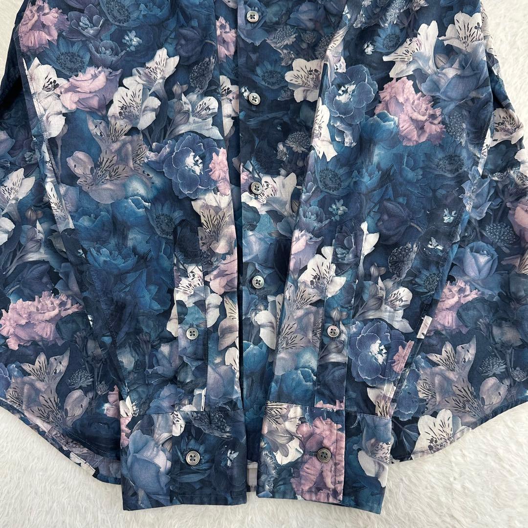 美品✨Paul Smith ポールスミス 花柄シャツ 長袖 総柄 メンズ L