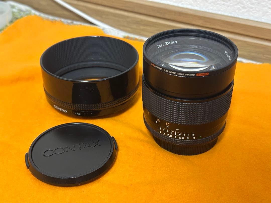 【美品】contax planar 85mm f1.4 MMG整備済西ドイツ