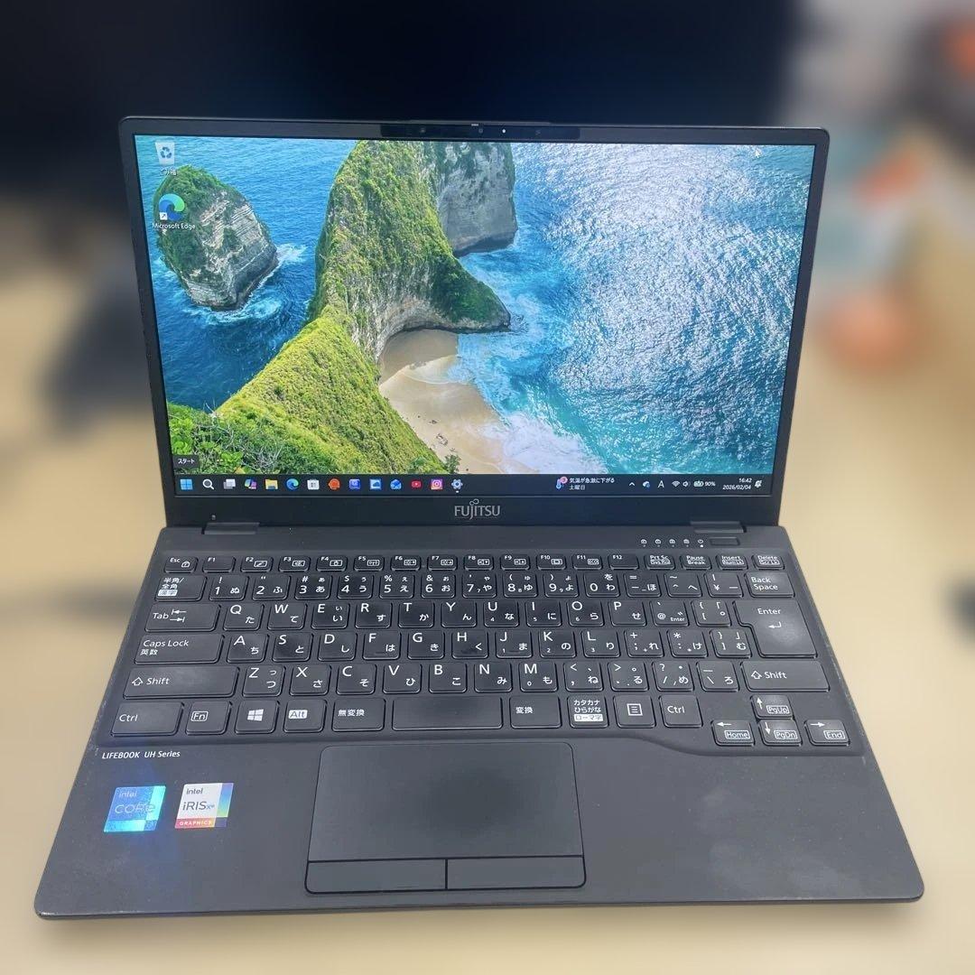 値下/世界最軽量級】634g富士通 LIFEBOOK UH i7Win11Pro