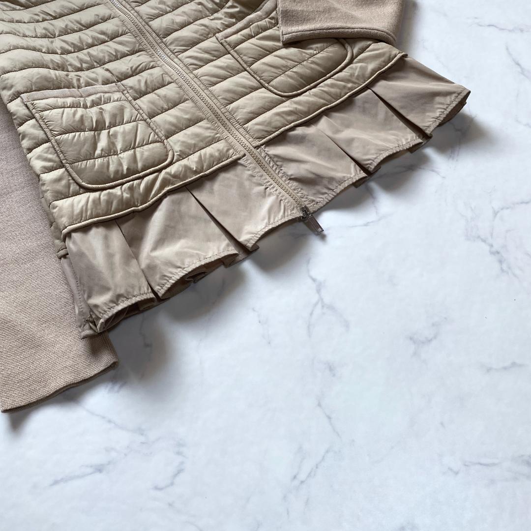 美品✨マレーラスポーツ Max Mara 切替 ニット 中綿 ベージュ