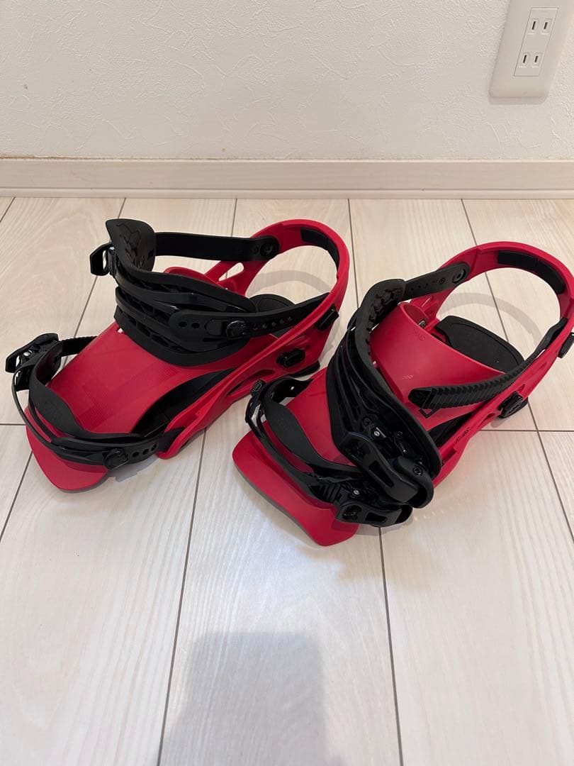 FLUX スノーボード ビンディング レッド/ブラック