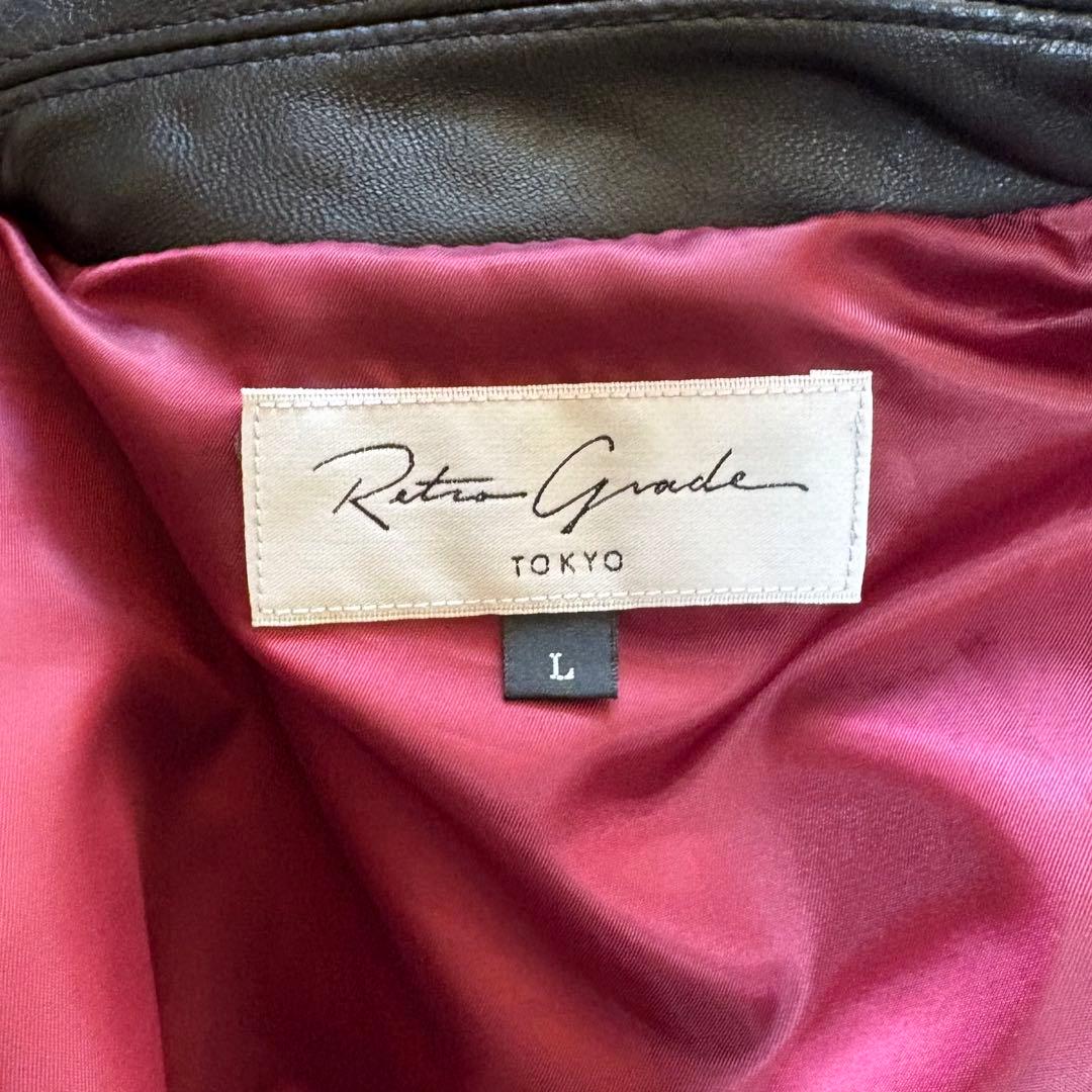 【美品】レトログレード ダブルライダース L ブラック