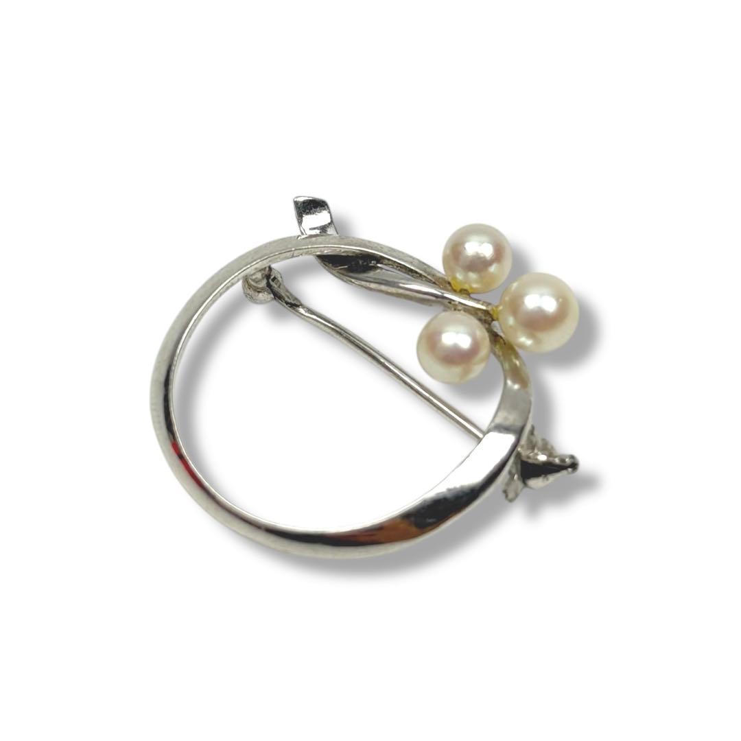 マーキス 　　　MIKIMOTO ミキモト パール 真珠 ブローチ