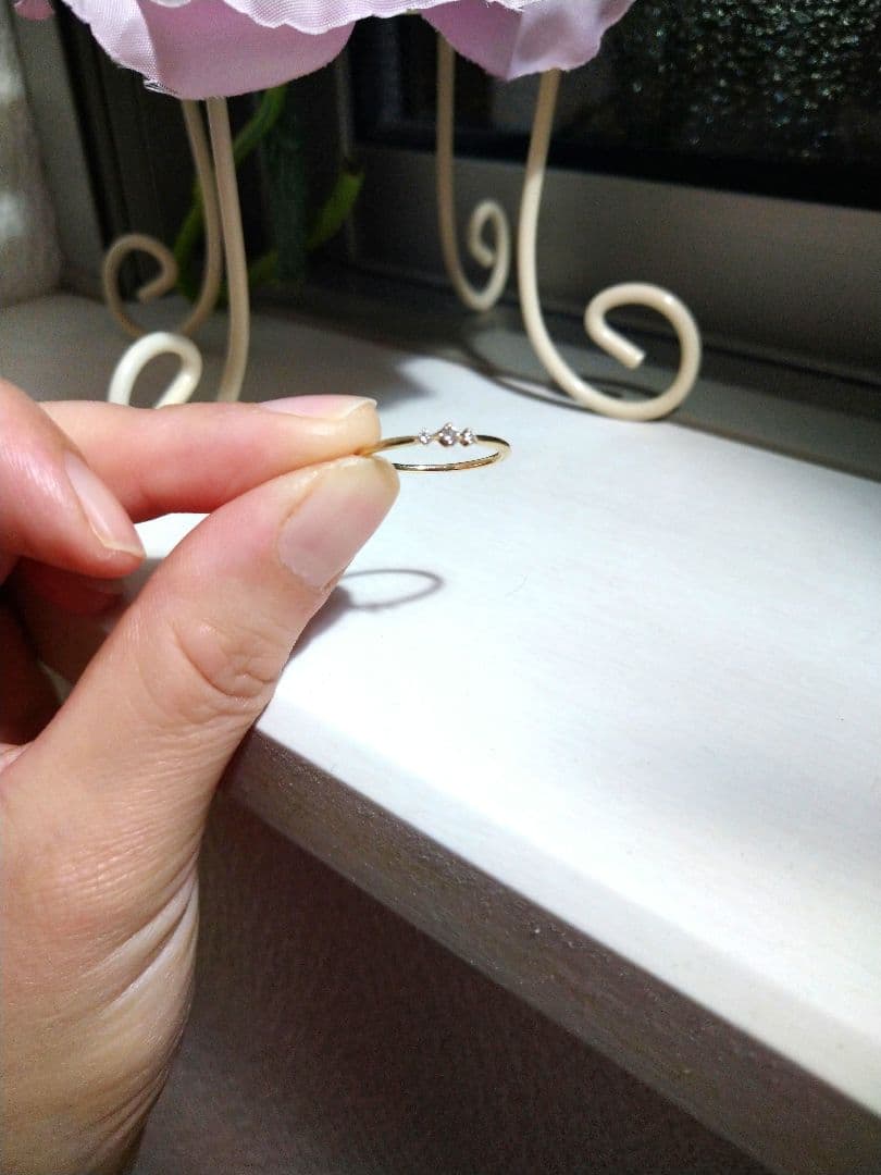 cui-cui K１０YG　ダイヤモンド リング　＃９