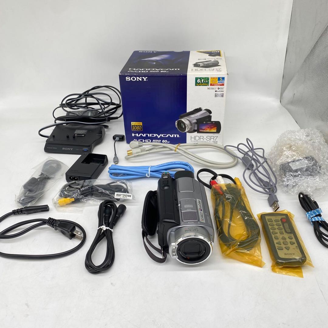 SONY HDR-SR7 ビデオカメラ 本体と付属品