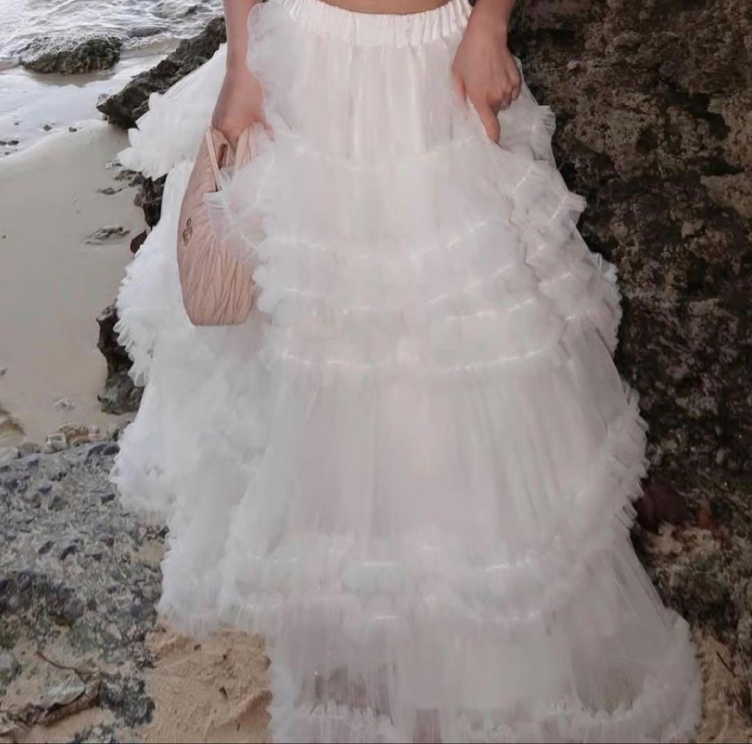 【Treat Ürself】【完売商品】blooming tulle skirt