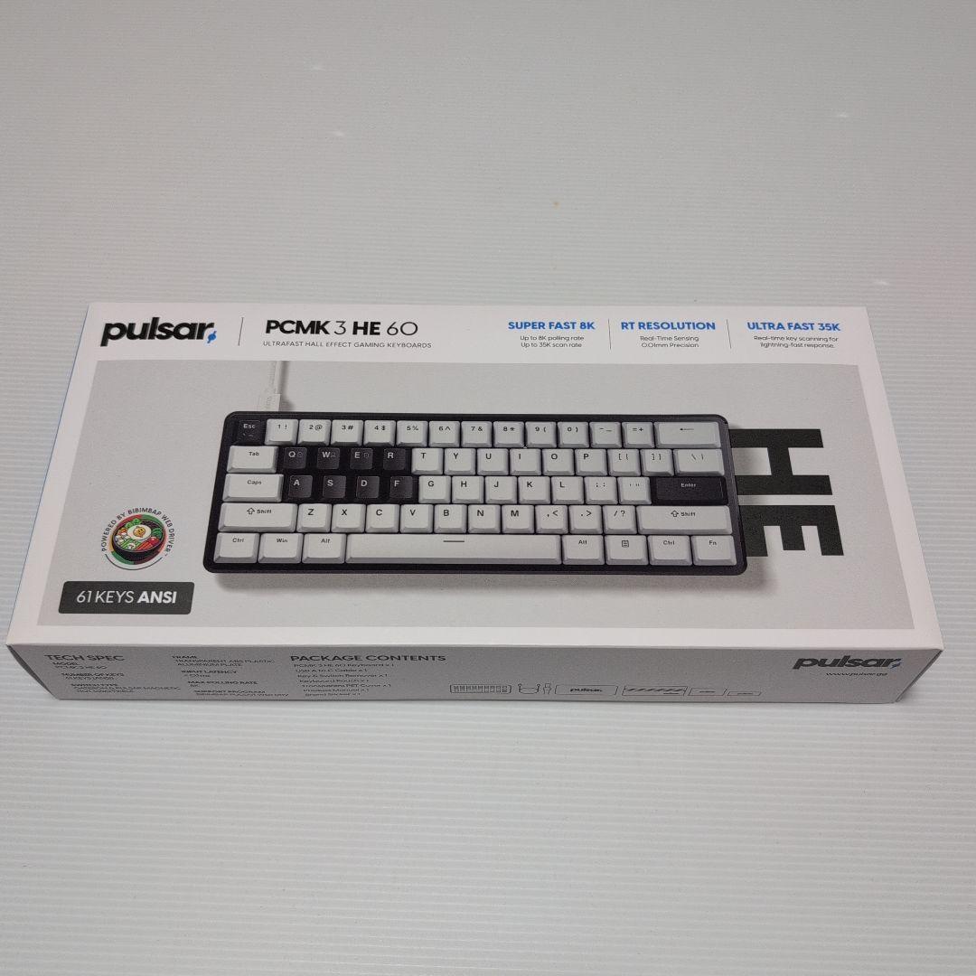 Pulsar PCMK3 HE 60 ゲーミングキーボー ド ラピッドトリガー