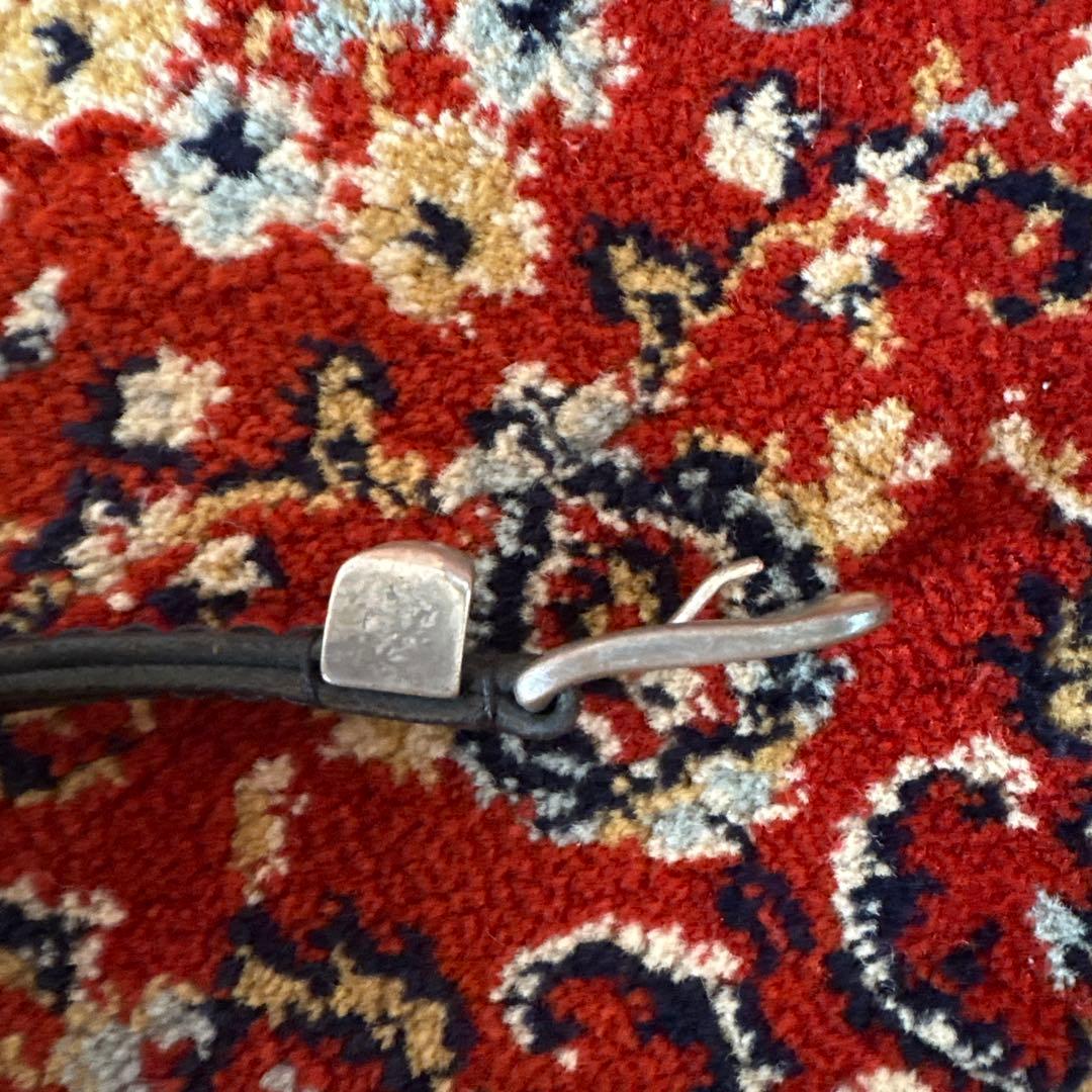 小物 OUR LEGACY 2CM BELT BLACK LEATHER 70