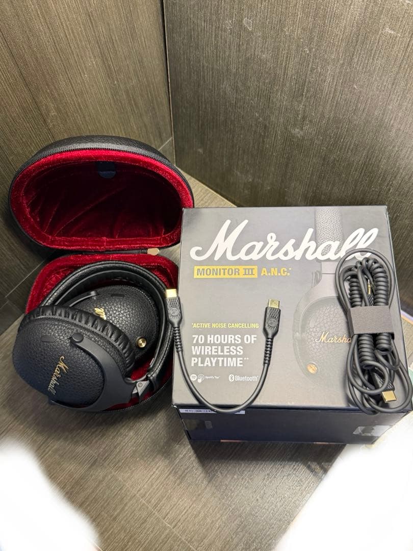 marshall monitor iii a.n.c. マーシャル ヘッドホン
