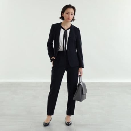 INDIVI ブラック スーツ 34サイズ