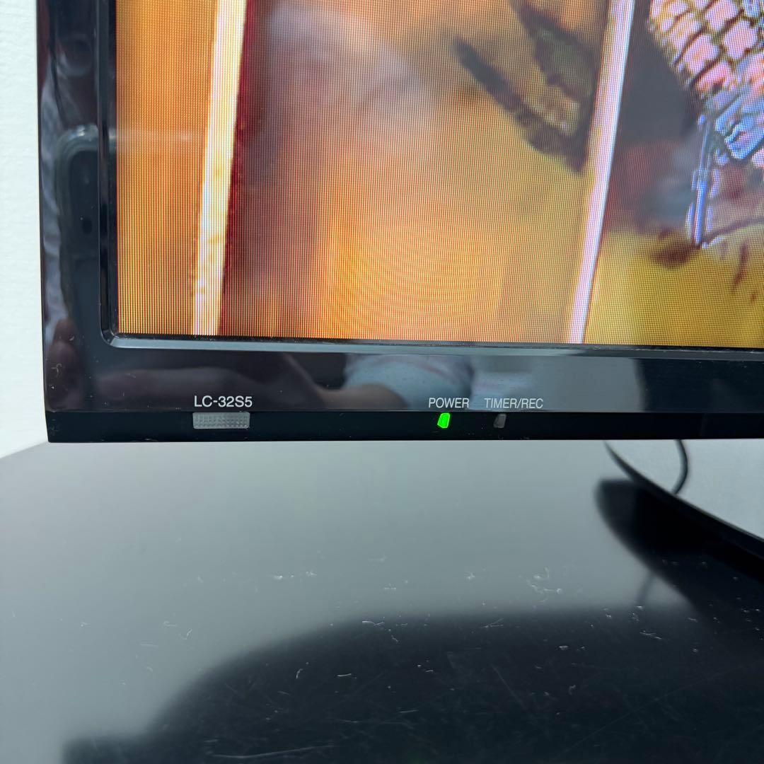 シャープ AQUOS 32型液晶テレビ2017年製　LC-32S5