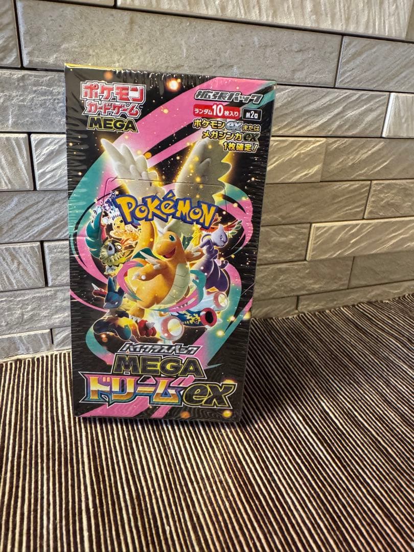 ポケモンカードBOX メガドリームex シュリンク付き