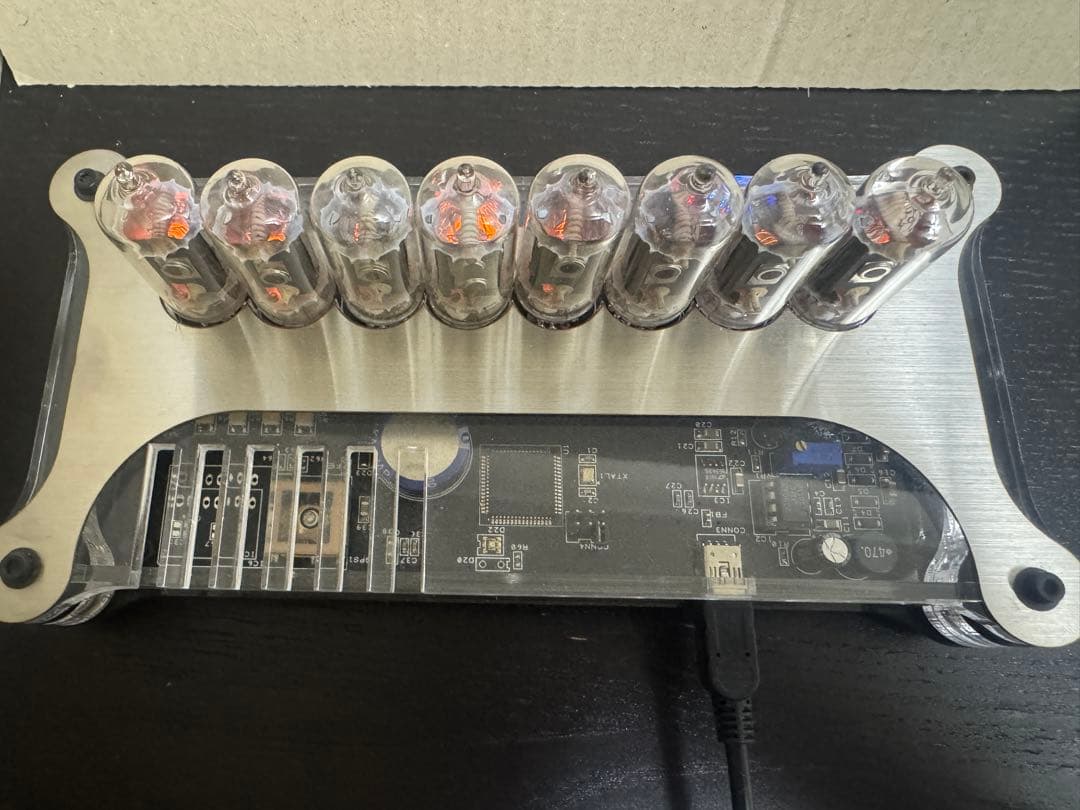 ジャンク ニキシー管時計 日本製Z573M 本体のみ