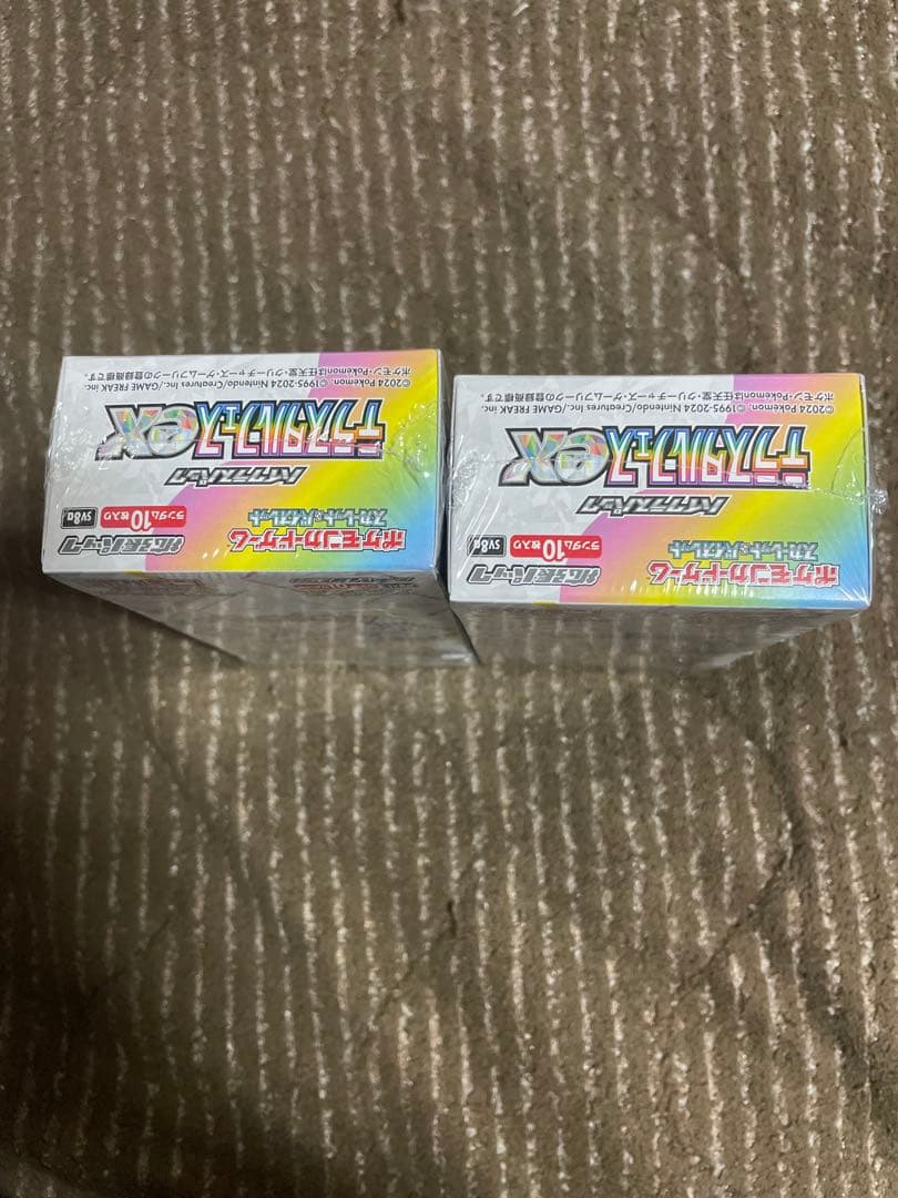 ポケモンカードゲーム テラスタルフェスex 2BOX シュリンク付新品・未開封