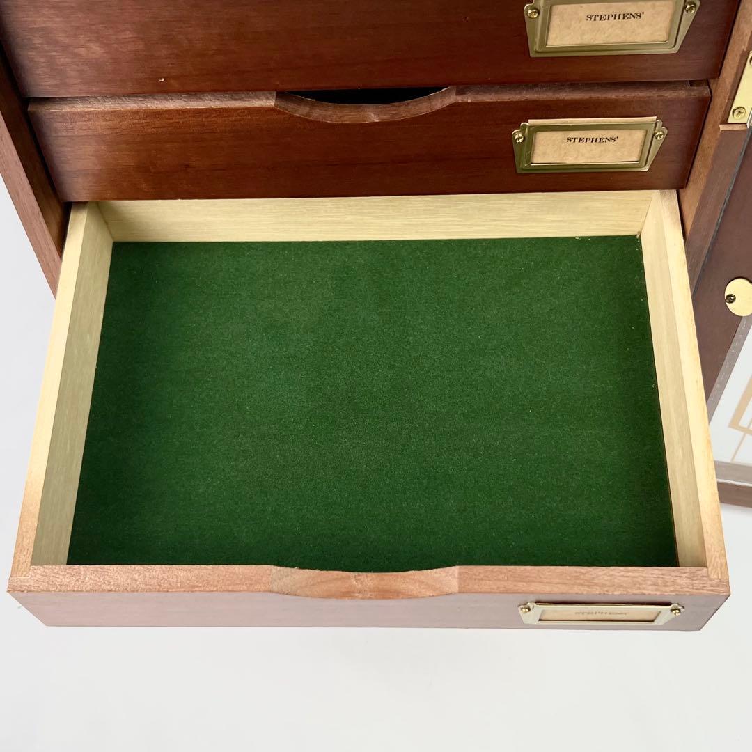 小物入れ STEPHENS' 1936 Letter Case Box Vintage