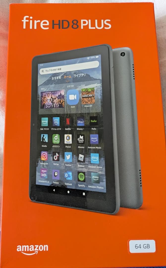 新品未使用 fireHD8 PLUS 64GB 2022年12世代 AZより安い