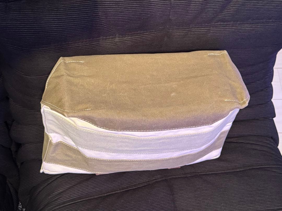 90s エルエルビーン レザーハンドル キャンパス トートバッグ　XL